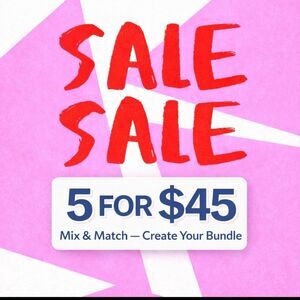 🎉 5 for $45 🎉 Mix & Match Bundle Deal